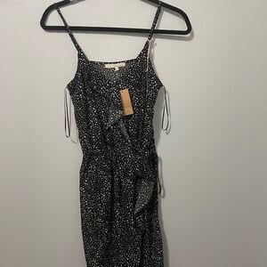 Monk & Lou Black and White Polka Dot Dress New With Tag XS